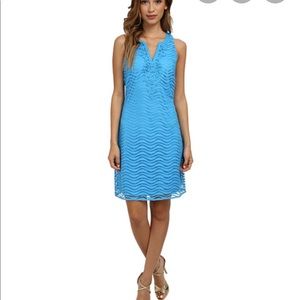 Blue LILLY PULITZER crochet dress size small